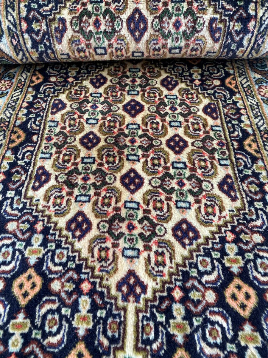 Hand-Knotted Persian Bidjar Hall Runner