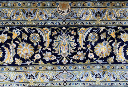 Superfine Hand-knotted Royal Persian Kashan Carpet