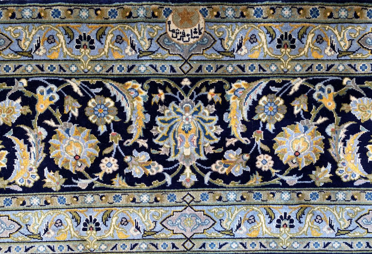 Superfine Hand-knotted Royal Persian Kashan Carpet