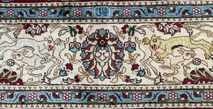 Hand-Knotted Persian Tabriz Carpet