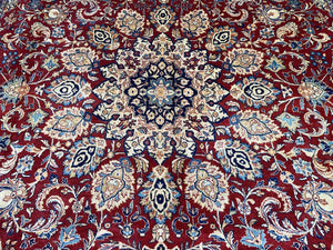 Hand-Knotted Persian Mahallat Carpet