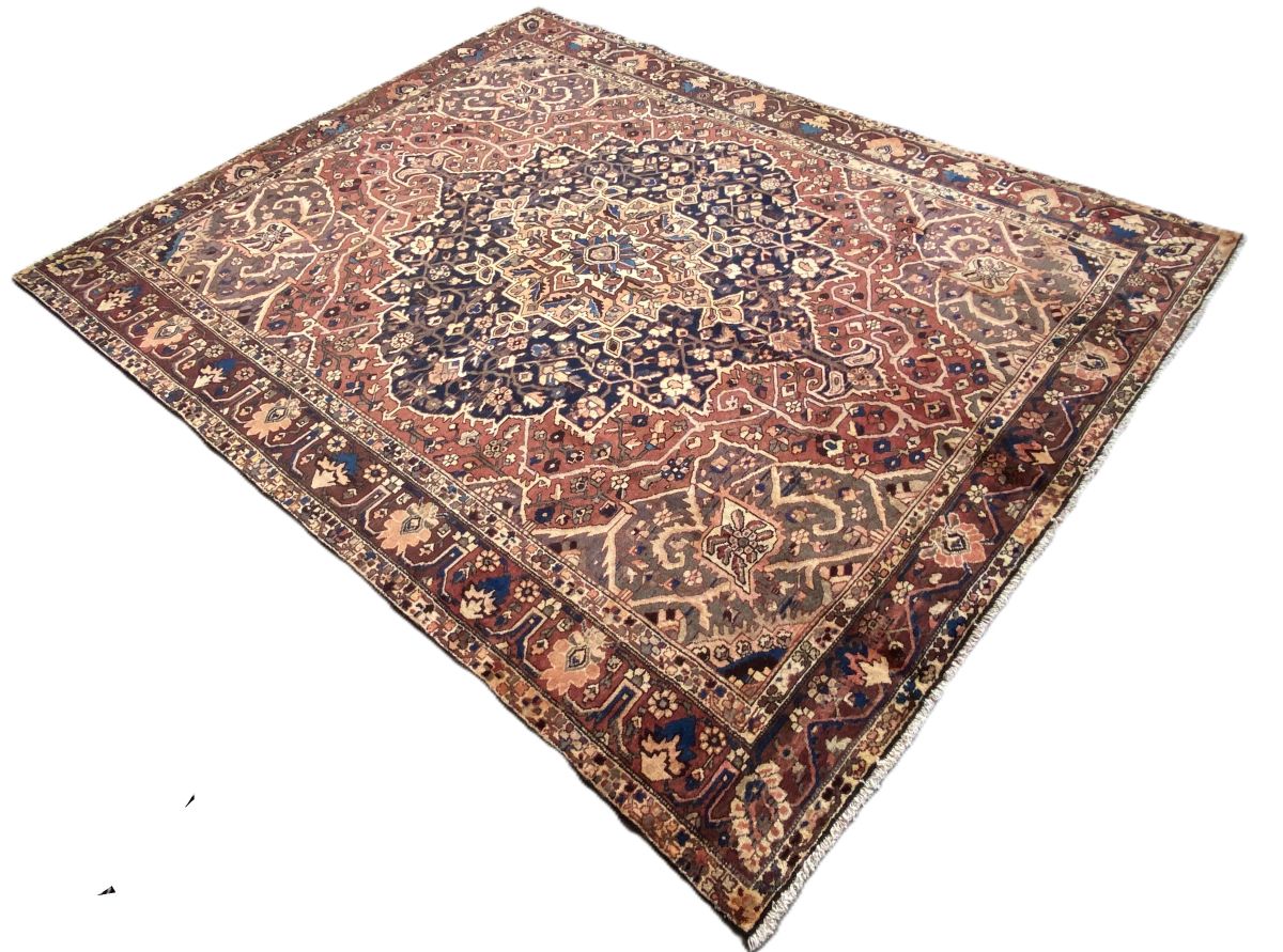 Hand-Knotted Tribal Persian Bakhtiar Carpet