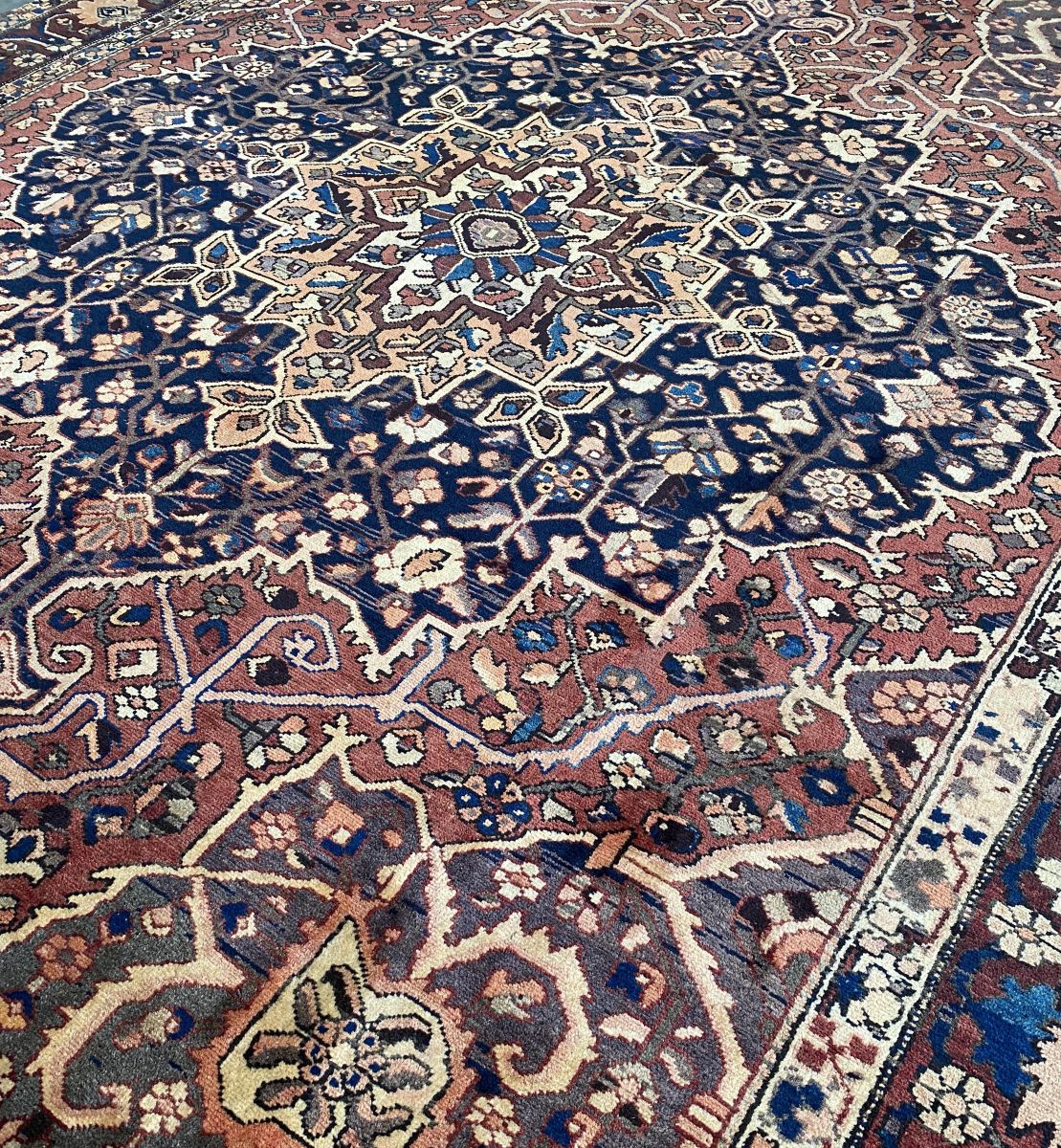 Hand-Knotted Tribal Persian Bakhtiar Carpet