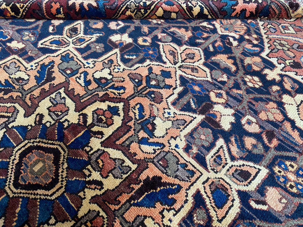 Hand-Knotted Tribal Persian Bakhtiar Carpet