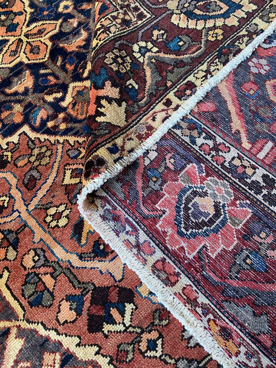 Hand-Knotted Tribal Persian Bakhtiar Carpet