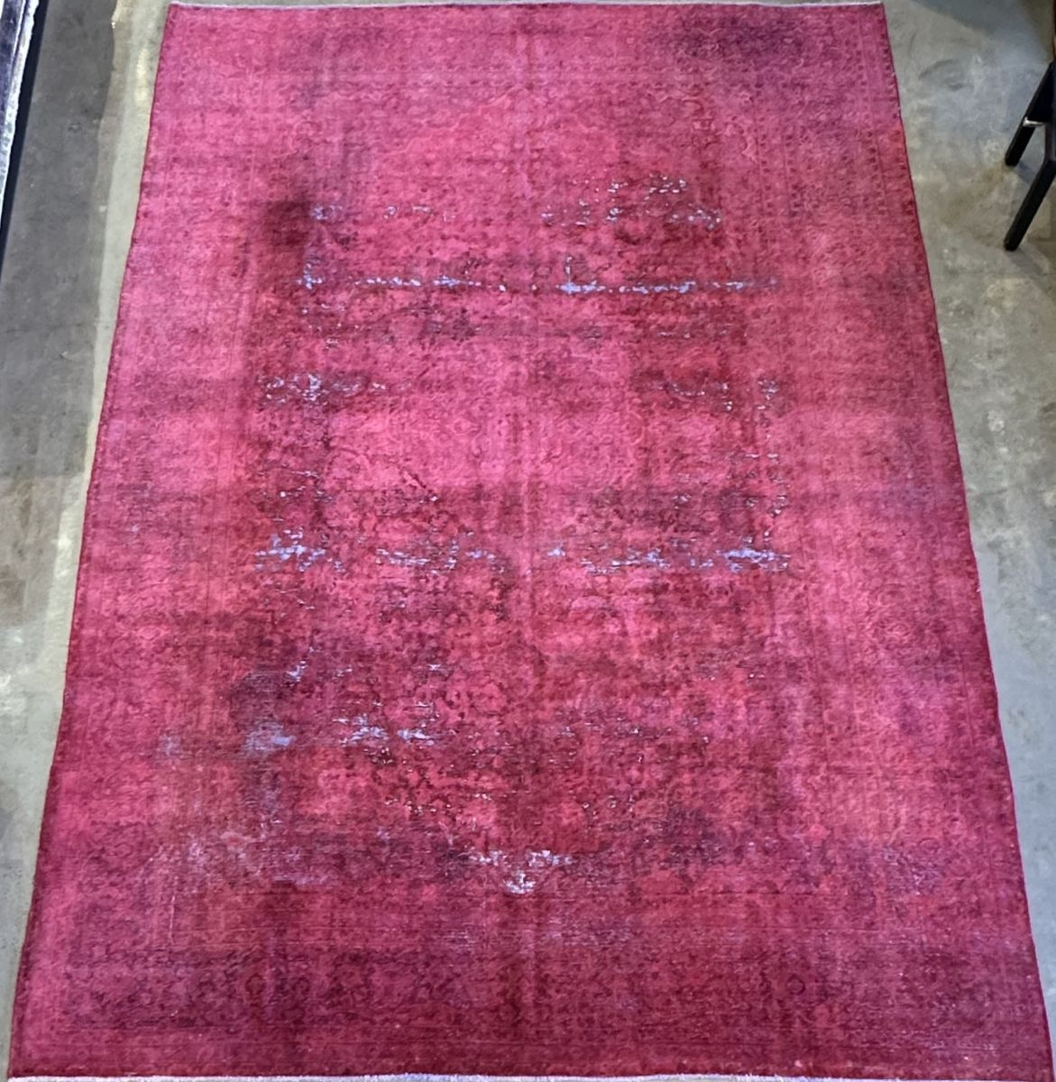 Handmade Vintage Over-dyed Persian Tabriz