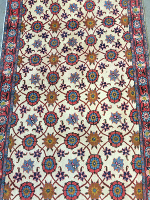 Handmade Persian Varamin Runner