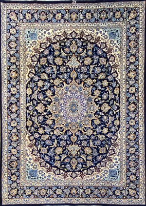 Fine Hand-Knotted Persian Kashmar Carpet