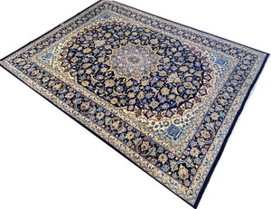 Fine Hand-Knotted Persian Kashmar Carpet