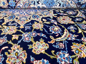 Fine Hand-Knotted Persian Kashmar Carpet