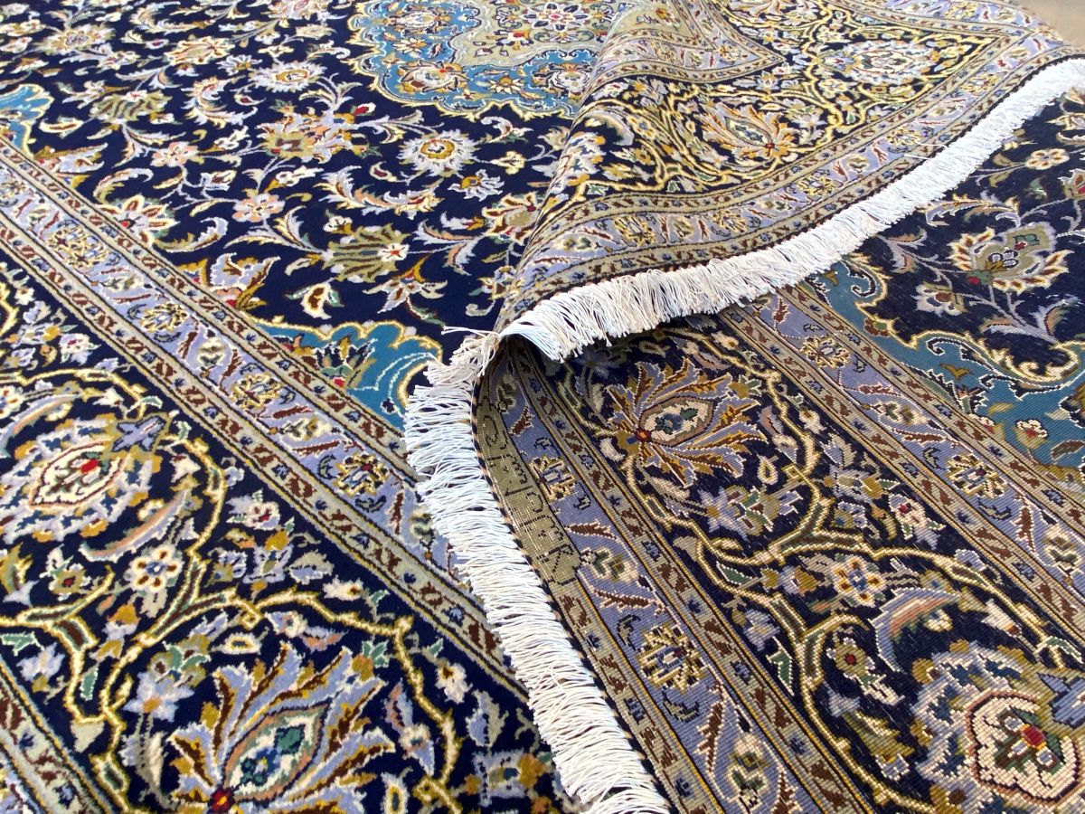 Superfine Hand-Knotted Royal Persian Kashan Carpet