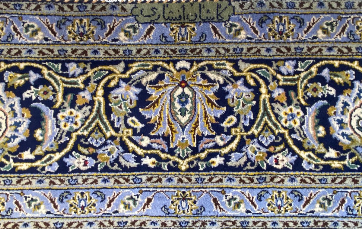 Superfine Hand-Knotted Royal Persian Kashan Carpet