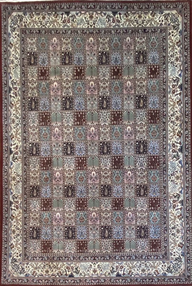 Fine Hand-Knotted Persian Birjand Mood Carpet
