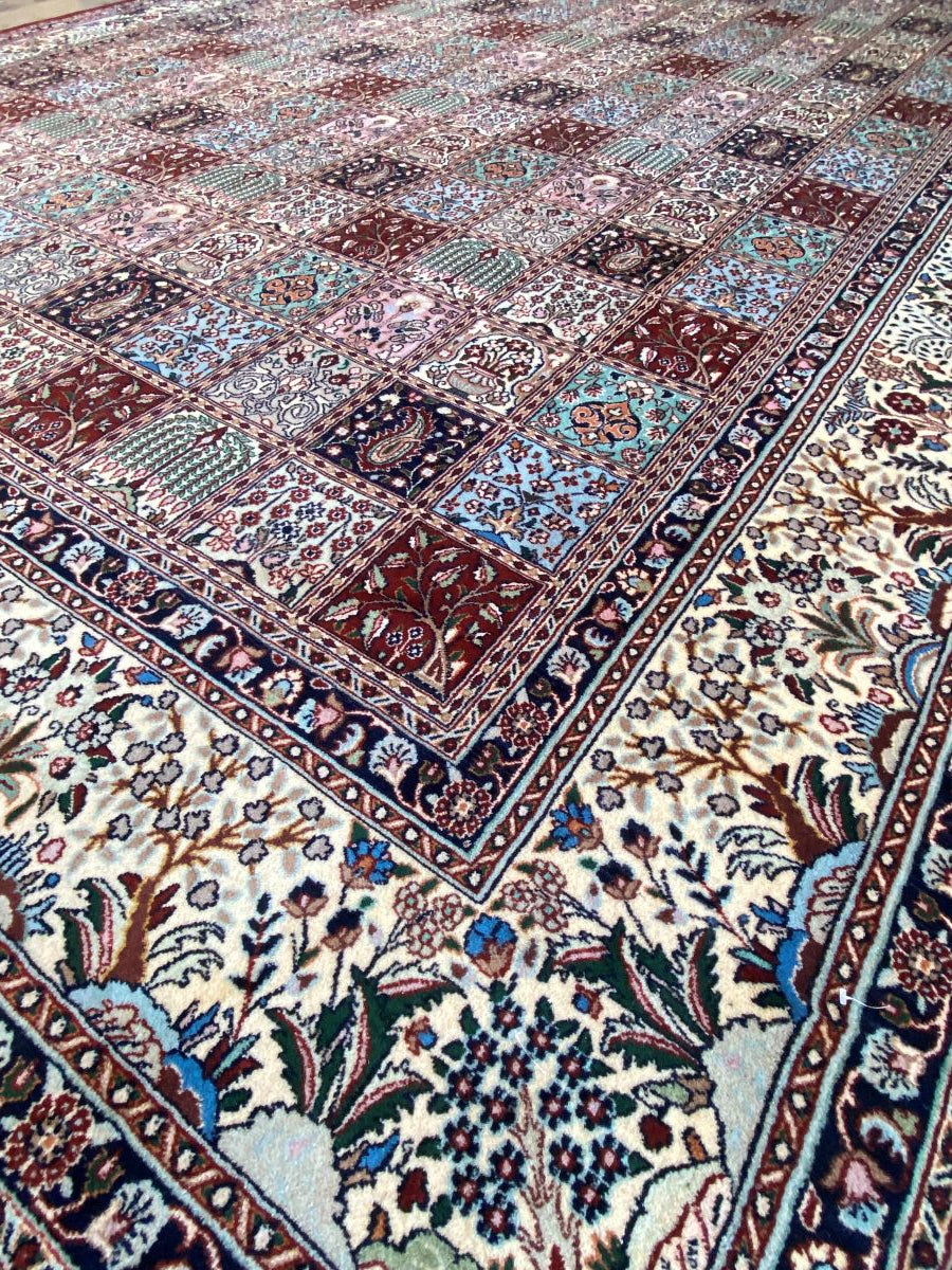 Fine Hand-Knotted Persian Birjand Mood Carpet