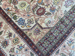 Rare Hand-Knotted Persian Bidjar Carpet