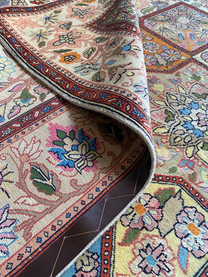 Rare Hand-Knotted Persian Bidjar Carpet