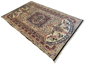 Rare Hand-Knotted Persian Bakhtiar Carpet