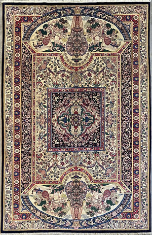 Rare Hand-Knotted Persian Bakhtiar Carpet