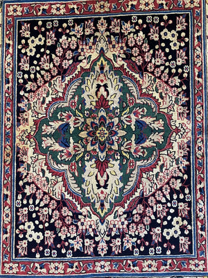 Rare Hand-Knotted Persian Bakhtiar Carpet