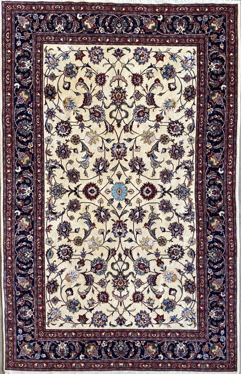 Superfine Hand-Knotted Persian Khorasan Carpet