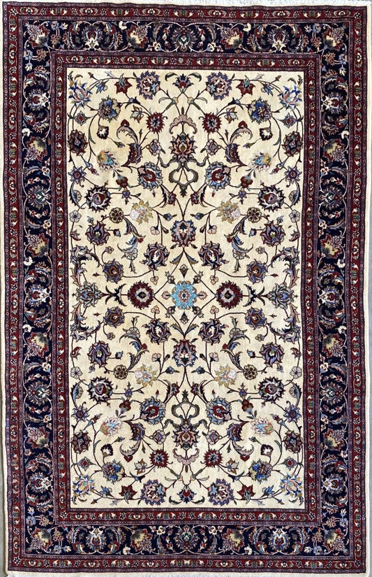 Superfine Hand-Knotted Persian Khorasan Carpet