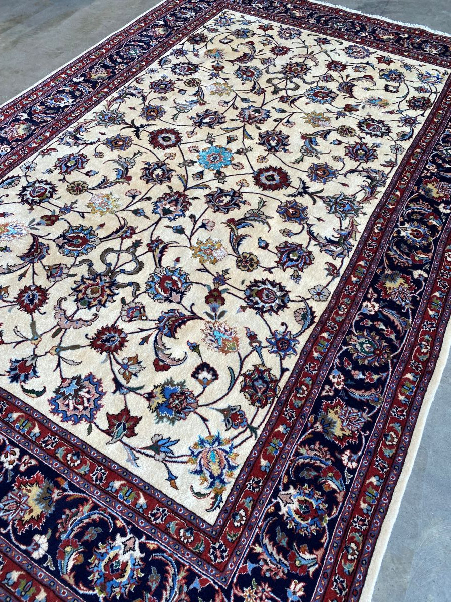 Superfine Hand-Knotted Persian Khorasan Carpet