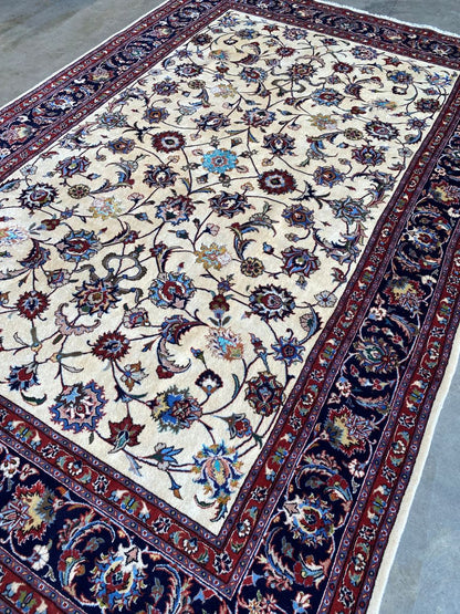 Superfine Hand-Knotted Persian Khorasan Carpet