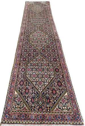 Handmade Tribal Persian Senneh Hall Runner