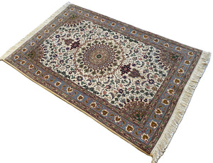 Superfine Hand-Knotted Persian Tabriz Carpet