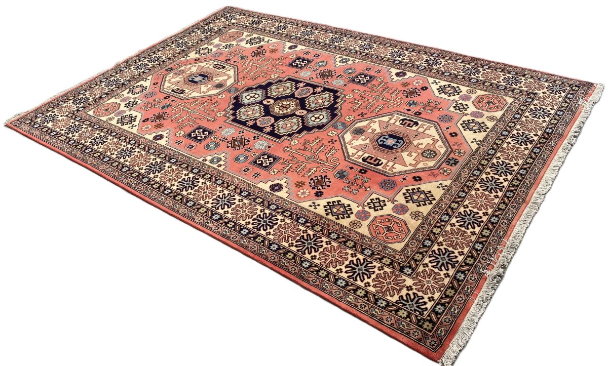 Rare Hand-Knotted Persian Meshgin Carpet