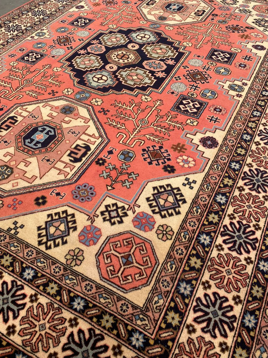 Rare Hand-Knotted Persian Meshgin Carpet