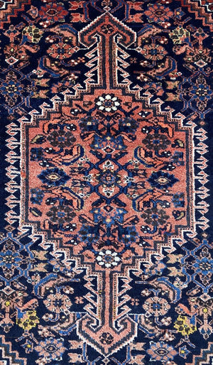 Hand-Knotted Circa 1950's Persian Bidjar Rug