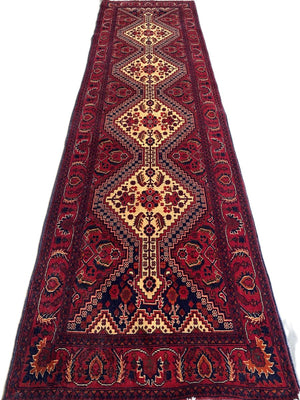 Traditional Handmade Tribal Afghan Kunduz Runner