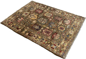 Hand-Knotted Afghan Chobi Rug