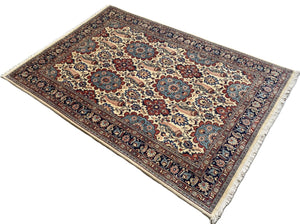 Rare Hand-Knotted Persian Sarouq Carpet