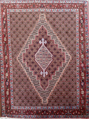 Fine Hand-Knotted Persian Senneh Sanandaj Rug