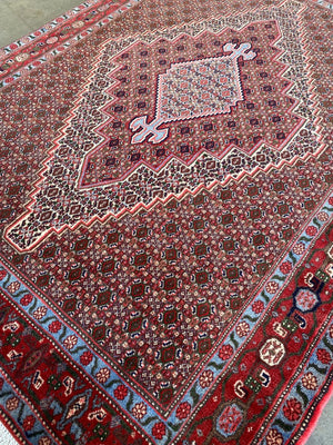 Fine Hand-Knotted Persian Senneh Sanandaj Rug