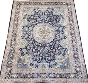 Fine Hand-Knotted Persian Kerman Carpet