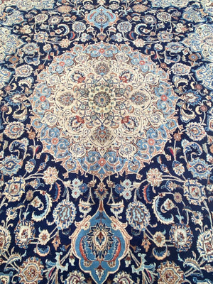 Fine Hand-Knotted Persian Kerman Carpet