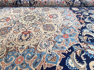 Fine Hand-Knotted Persian Kerman Carpet