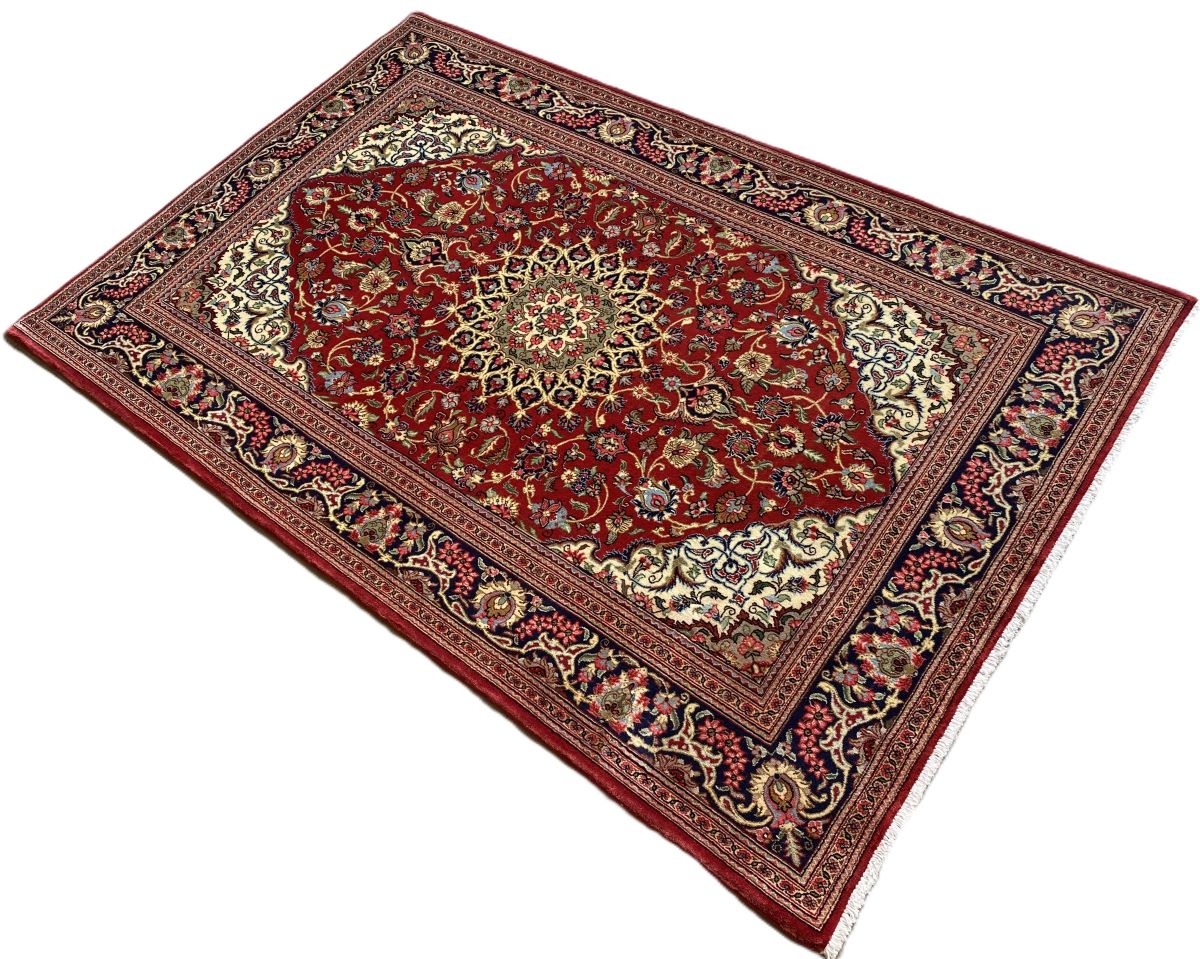 Superfine Hand-Knotted Persian Qum Carpet