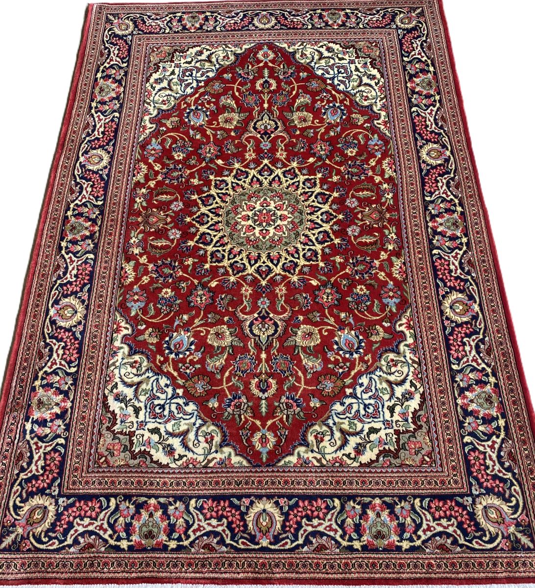 Superfine Hand-Knotted Persian Qum Carpet