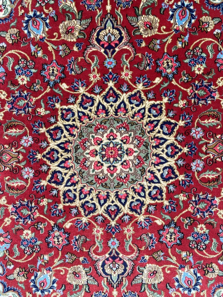 Superfine Hand-Knotted Persian Qum Carpet