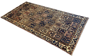 Hand-Knotted Tribal Persian Bakhtiar Rug