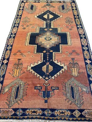 Circa 1960s Hand-Knotted Tribal Persian Luri Rug