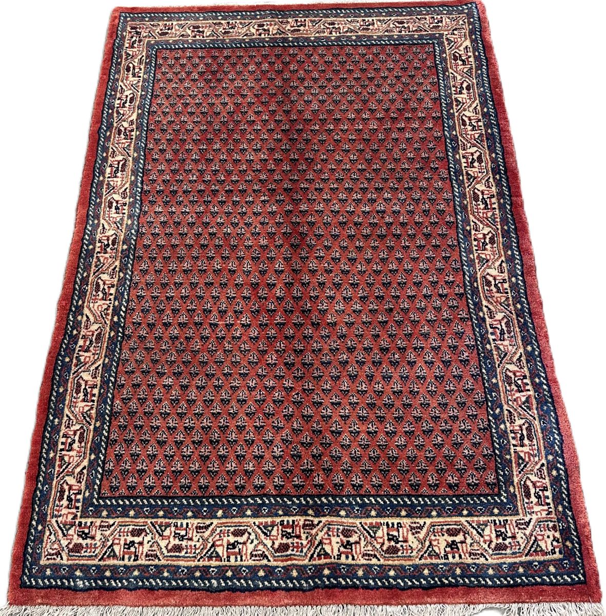 Hand-knotted Persian Mir Seraband Rug