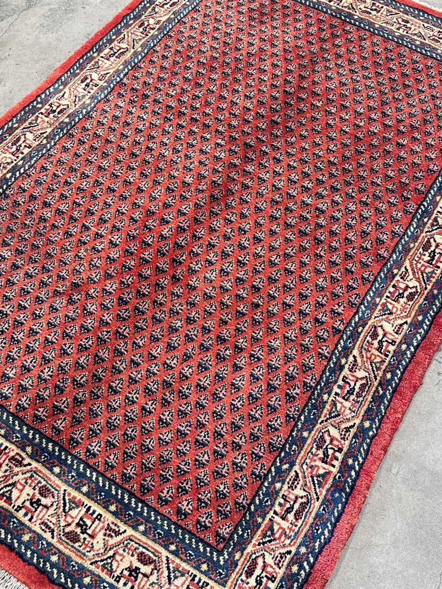 Hand-knotted Persian Mir Seraband Rug