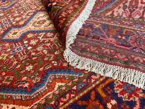 Hand-Knotted Persian Jozan Rug