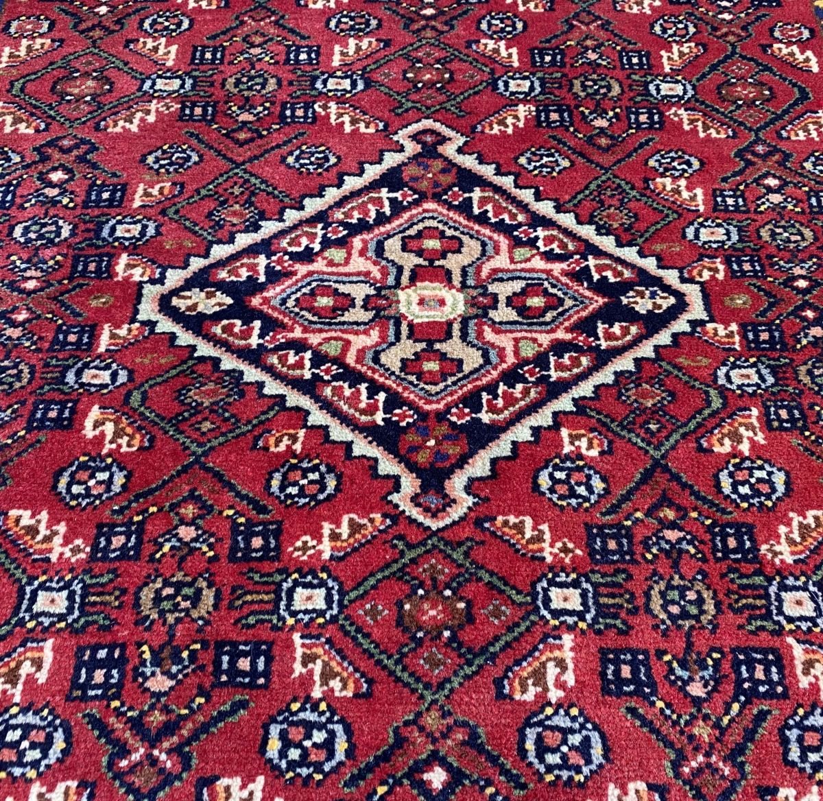 Hand-Knotted Tribal Persian Enjelas Rug