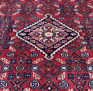 Hand-Knotted Tribal Persian Enjelas Rug